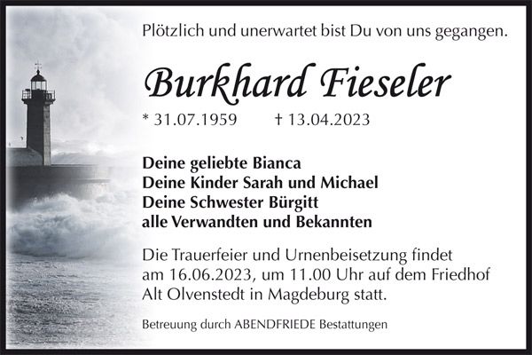 Gedenkportal Burkhard Fiesele