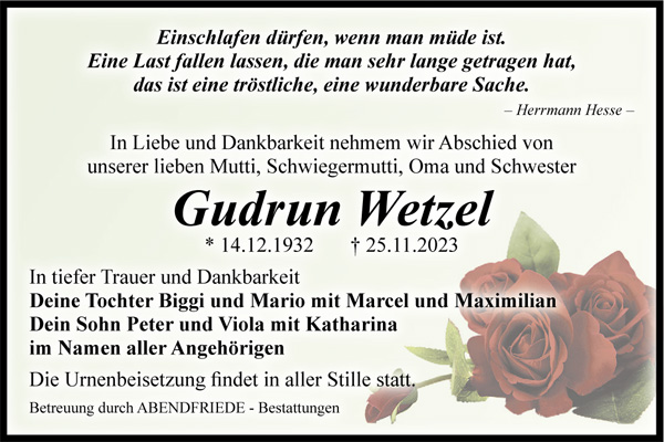 Wetzel-Gudrun