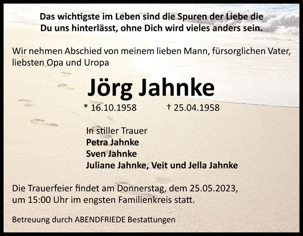Gedenkportal Jörg Jahnke