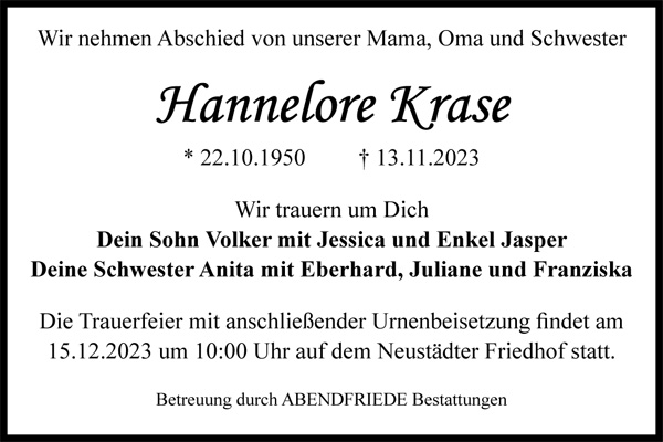 Hannelore-Krase