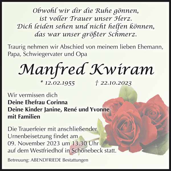 Manfred Kwiram