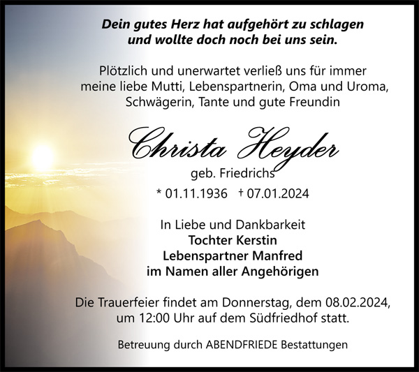 Christa-Heyder